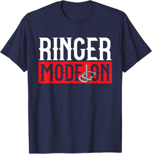 Horseshoes Game Ringer Mode On Horseshoe Pitching T-Shirt - T-Shirt | Navy