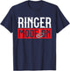 Horseshoes Game Ringer Mode On Horseshoe Pitching T-Shirt - T-Shirt | Navy