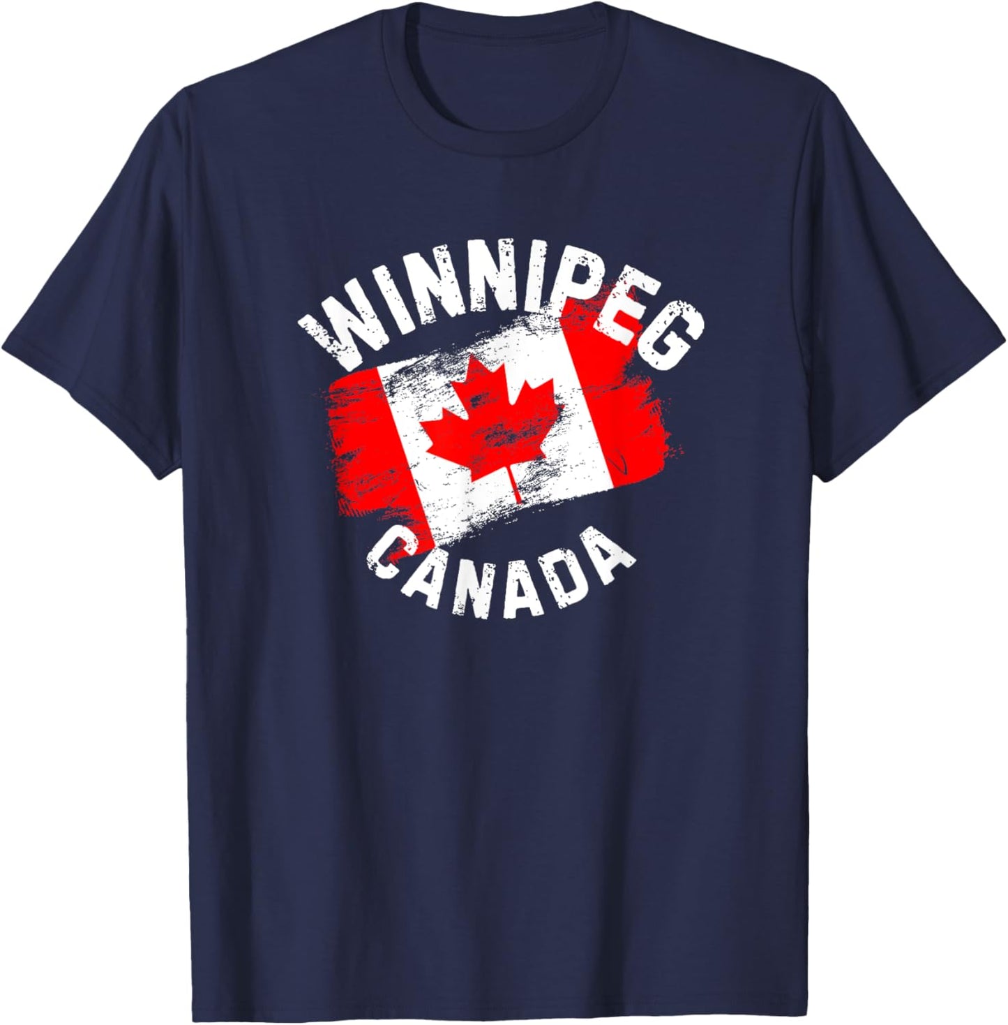 Winnipeg Canada Winnipeg Manitoba Canadian Men Women Kids T-Shirt - T-Shirt | Navy