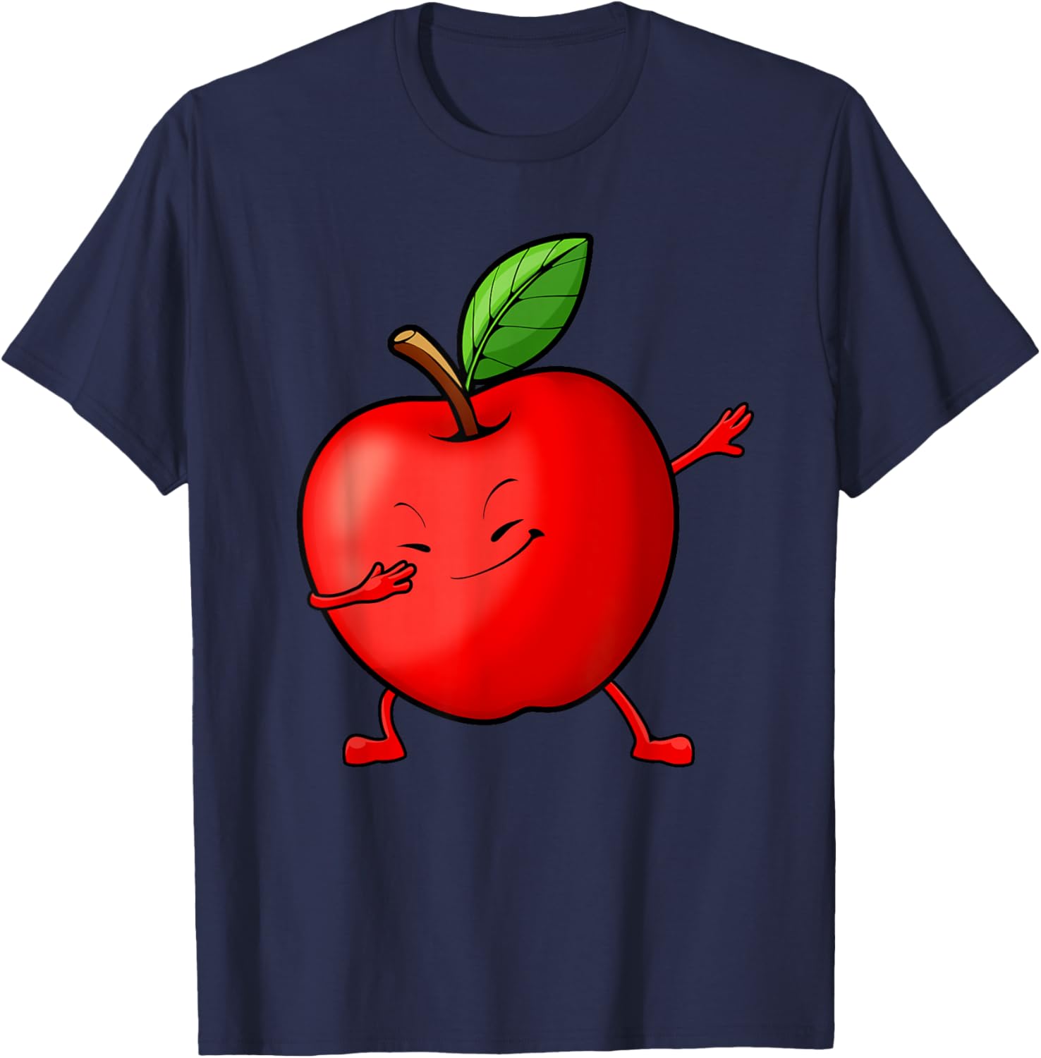 Apple Design For Boys Kids Toddler Fruit Apple Picking Apple T-Shirt - T-Shirt | Navy