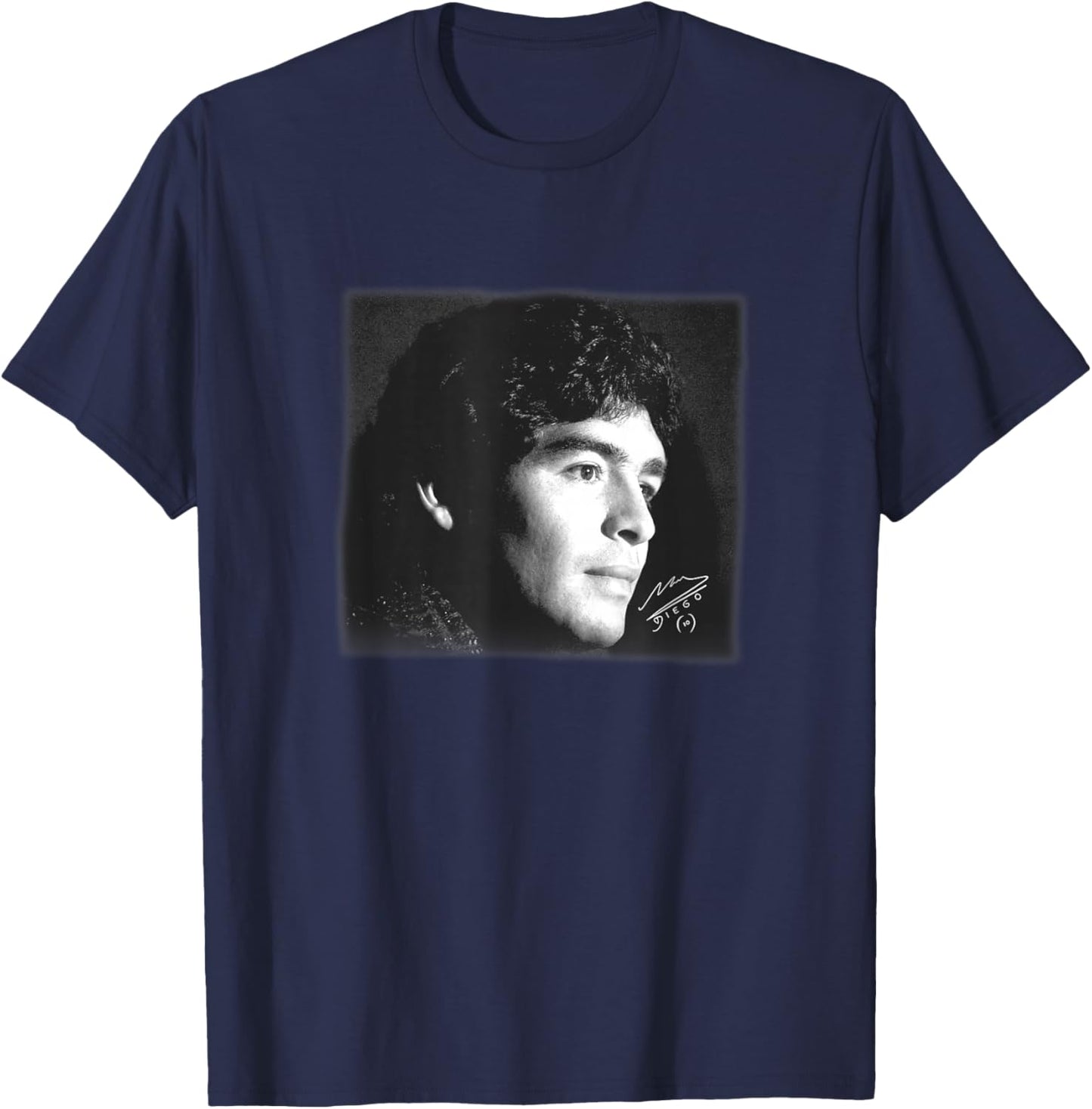 Portrait of Maradona T-Shirt - T-Shirt | Navy