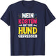 with German Text "Mein Kostüm hat der Hund gefressen (My Costume T-Shirt - T-Shirt | Navy