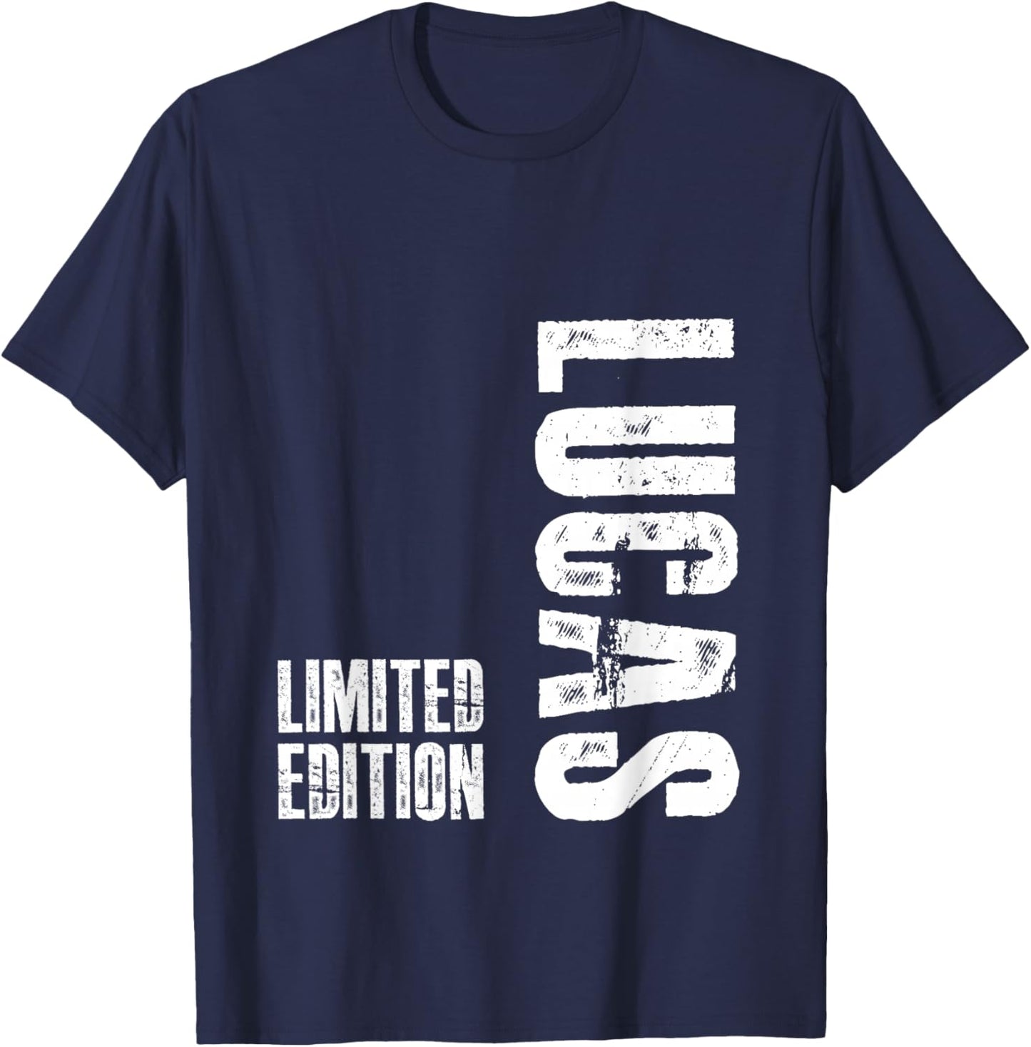 Lucas Funny Gift Lucas Name T-Shirt - T-Shirt | Navy
