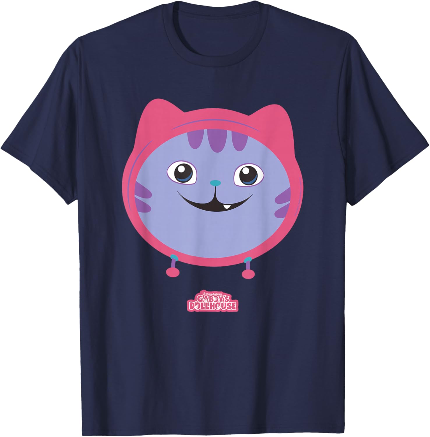 Gabby’s Dollhouse DJ Catnip Smile T-Shirt - T-Shirt | Navy