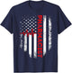 Pharmacist USA Flag Pharmacy Technician Student T-Shirt - T-Shirt | Navy