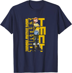 Mademark x Teenage Mutant Ninja Turtles - Teenage Mutant Ninja Turtles - Original TMNT April O'Neil T-Shirt - T-Shirt | Navy