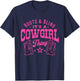 Boots and Bling its a Cowgirl Thing Cute Rodeo Halloween T-Shirt - T-Shirt | Navy