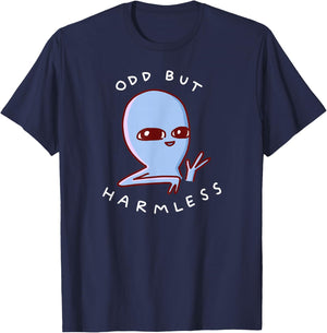 Threadless Nathan W. Pyle Odd But Harmless Graphic T-Shirt - T-Shirt | Navy