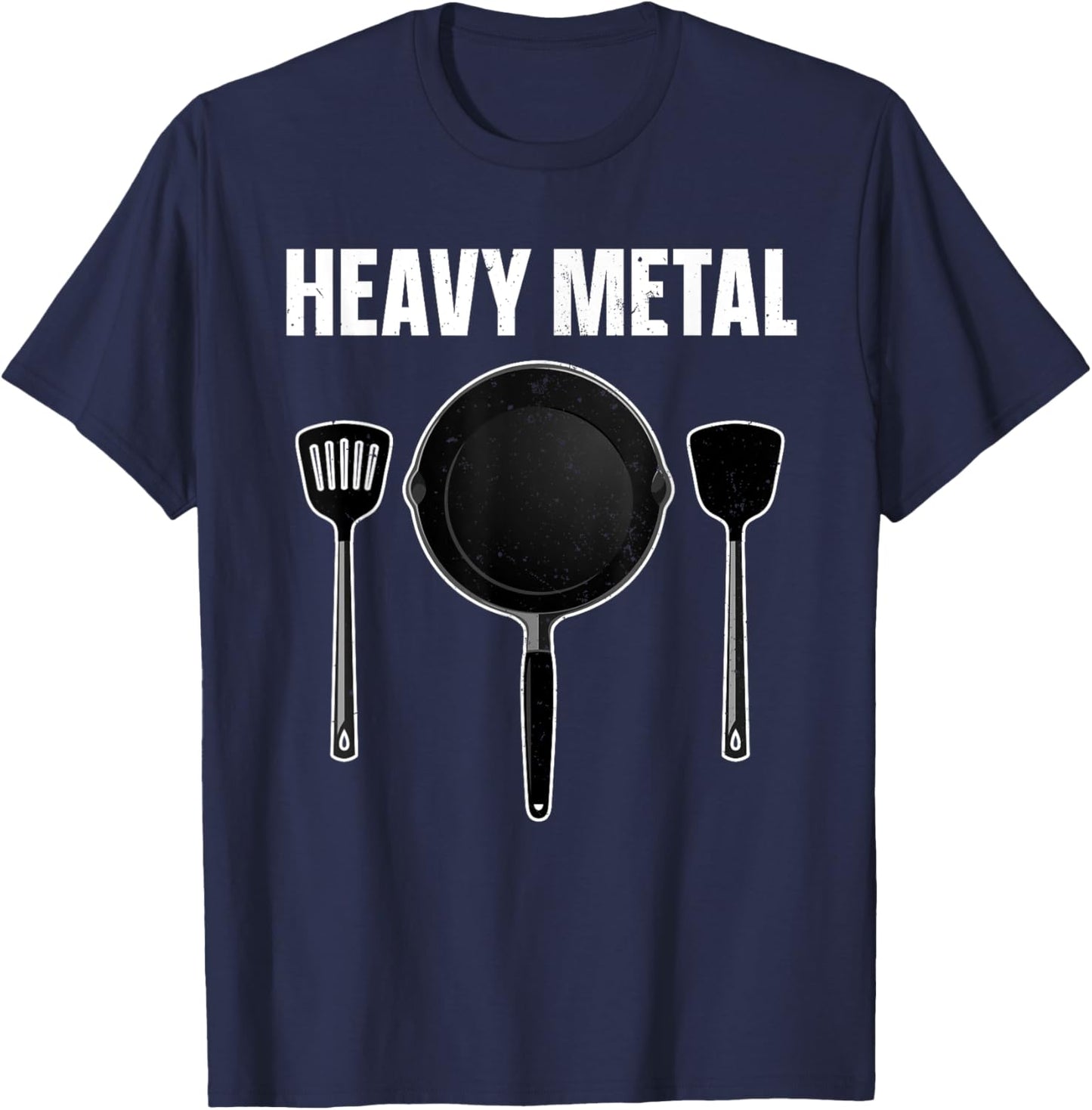 Funny Chef Design Women Cook Cookware Culinary Chef T-Shirt - T-Shirt | Navy