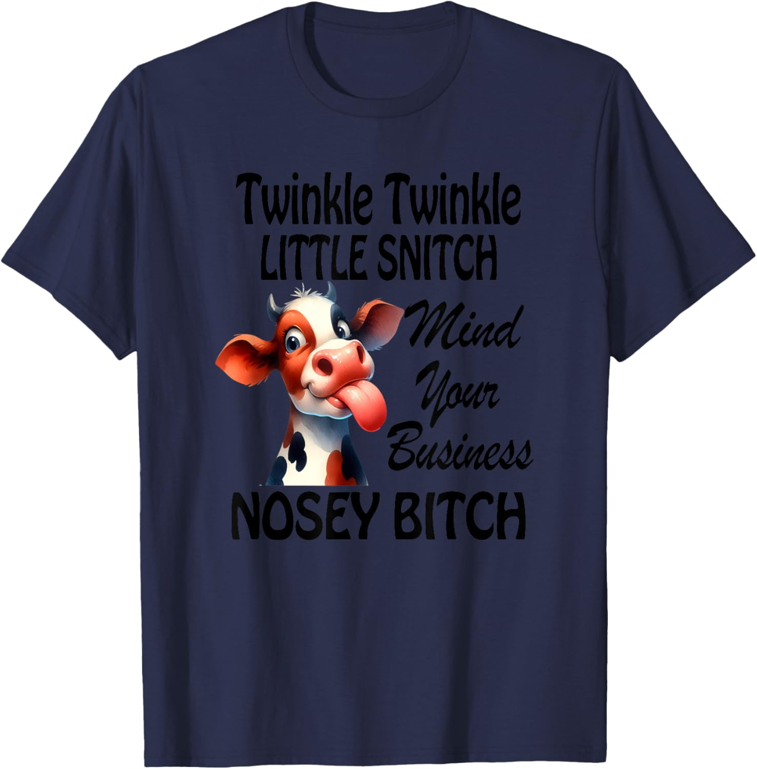 Twinkle Little Snitch T-Shirt - T-Shirt | Navy