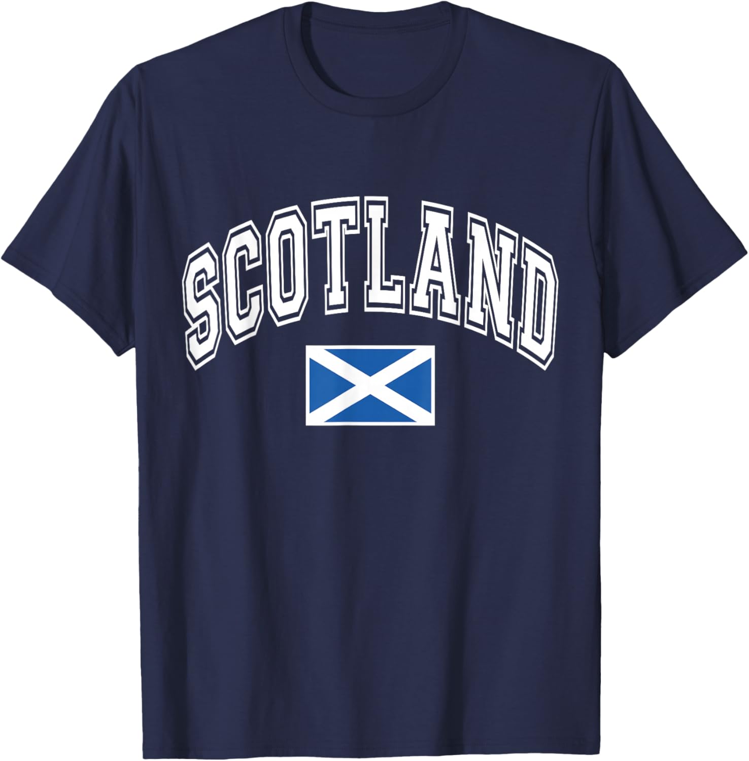 Scotland Scottish Flag T-Shirt - T-Shirt | Navy