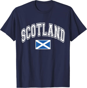 Scotland Scottish Flag T-Shirt - T-Shirt | Navy