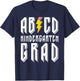 ABCD Kindergarten Grad 2026 Kindergarten Graduation 2026 T-Shirt - T-Shirt | Navy