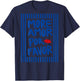 More Amor POR Favor X Kiss - More Love Selflove Backprint T-Shirt - T-Shirt | Navy