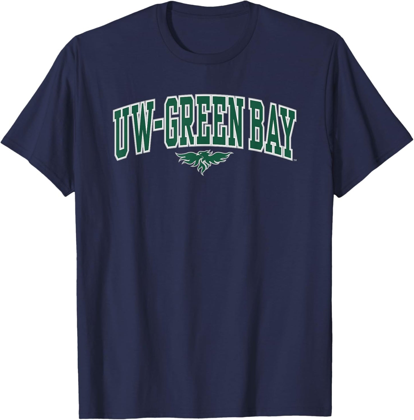 Wisconsin Green Bay Phoenix Arch Over Officially Licensed T-Shirt - T-Shirt | Navy