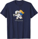 PRAGMATA Hugh & Diana Run! FP T-Shirt - T-Shirt | Navy