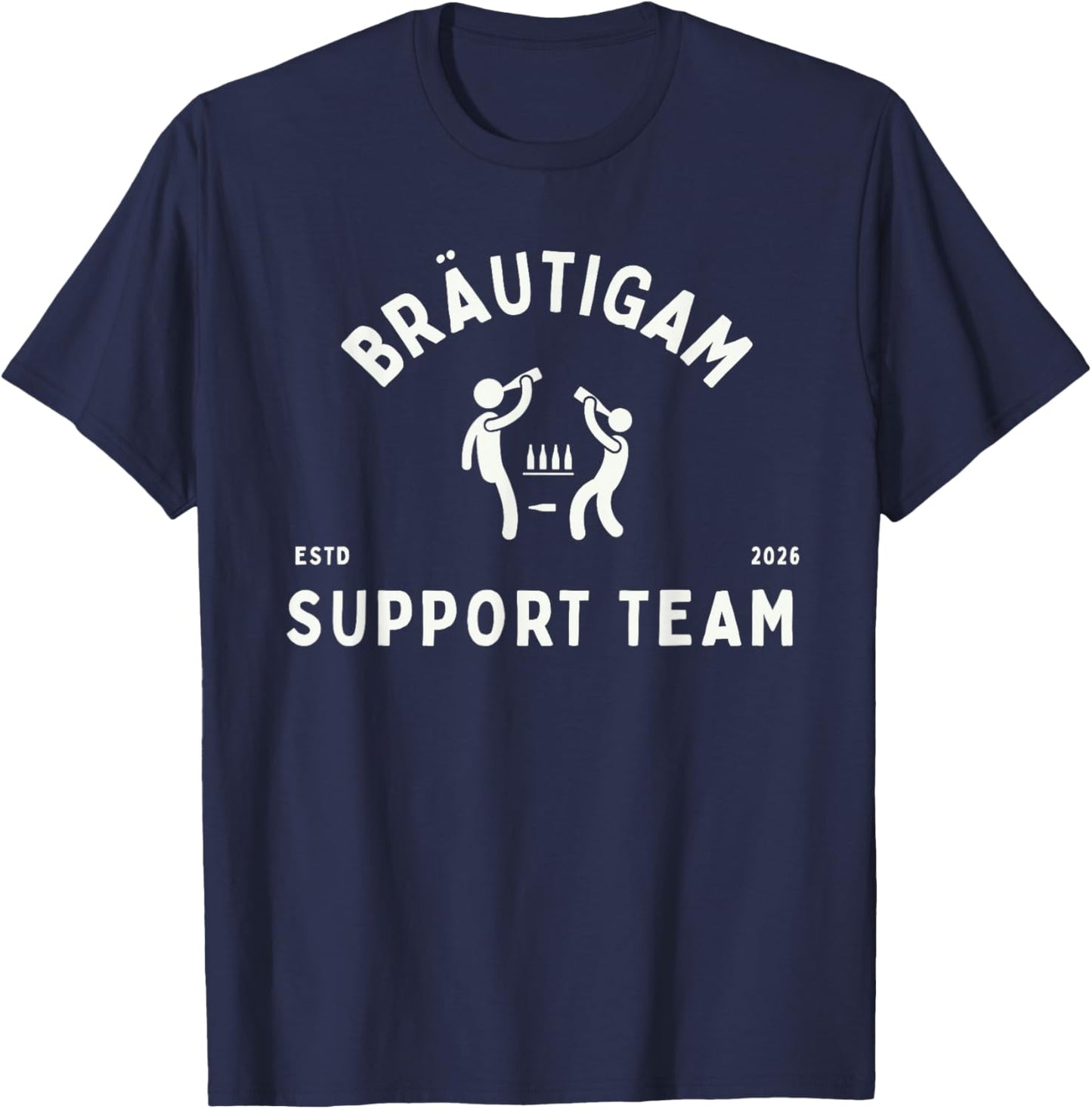 Groom Drinking Team Stag Night Beer Party T-Shirt - T-Shirt | Navy