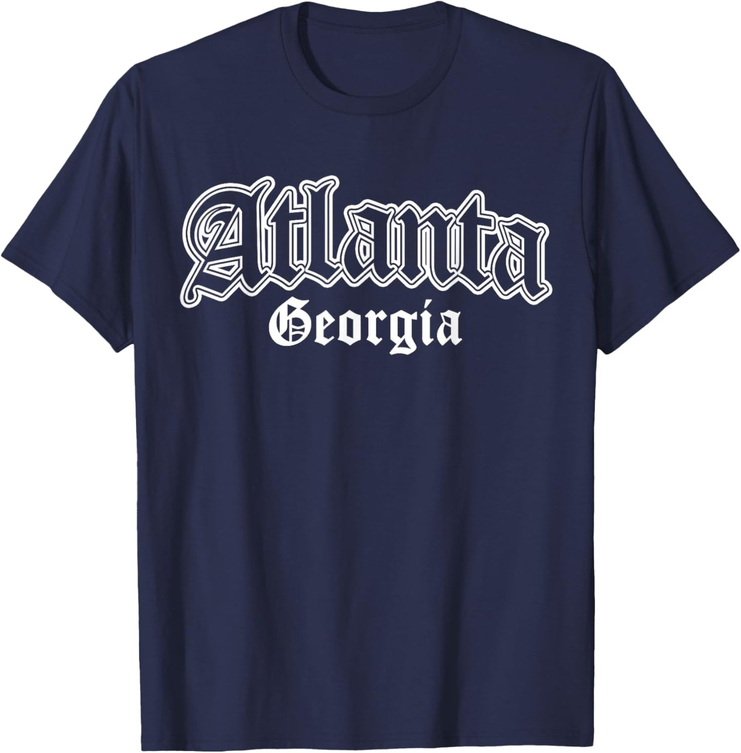 Atlanta Georgia Souvenir T-Shirt - T-Shirt | Navy