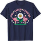 Live Laugh Lexapro Flower Mushroom Mental Health Psych Nurse T-Shirt - T-Shirt | Navy