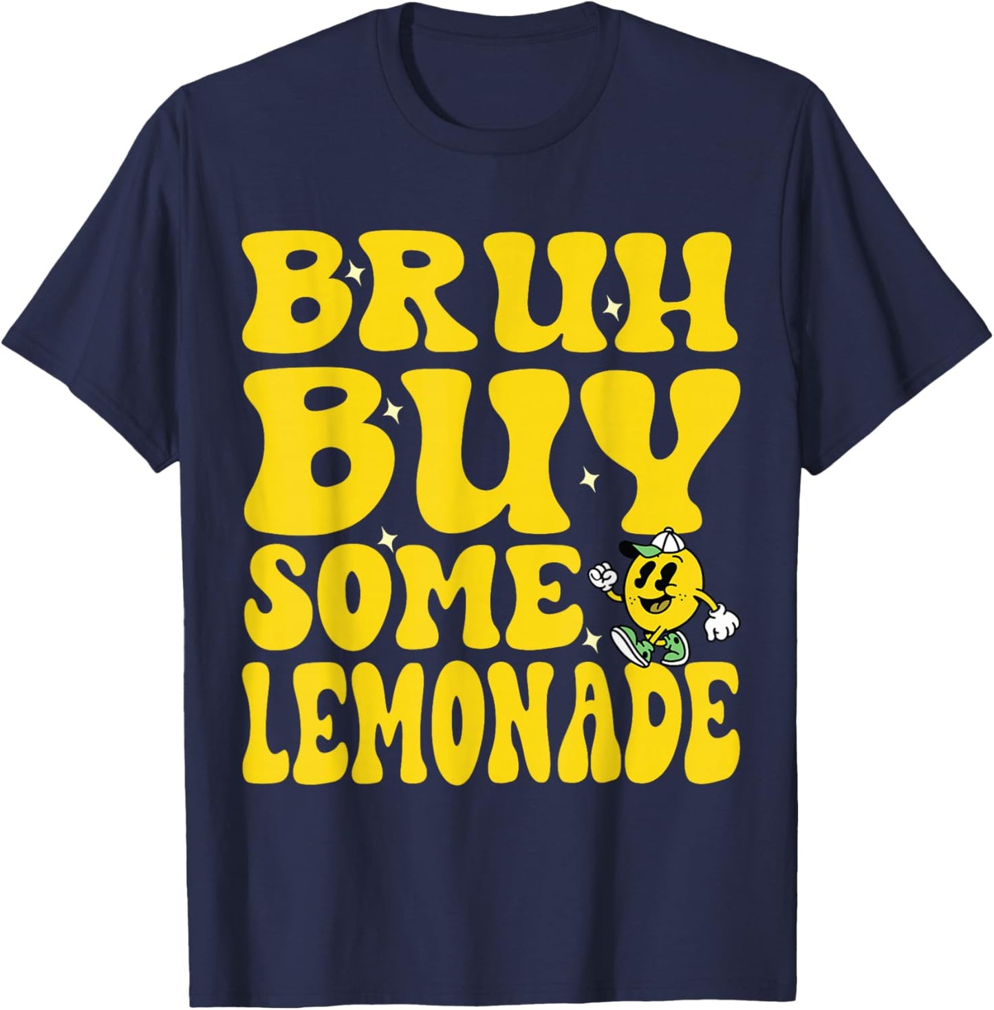 Lemon Stand Hustler Funny Lemonade Business Entrepreneur T-Shirt - T-Shirt | Navy