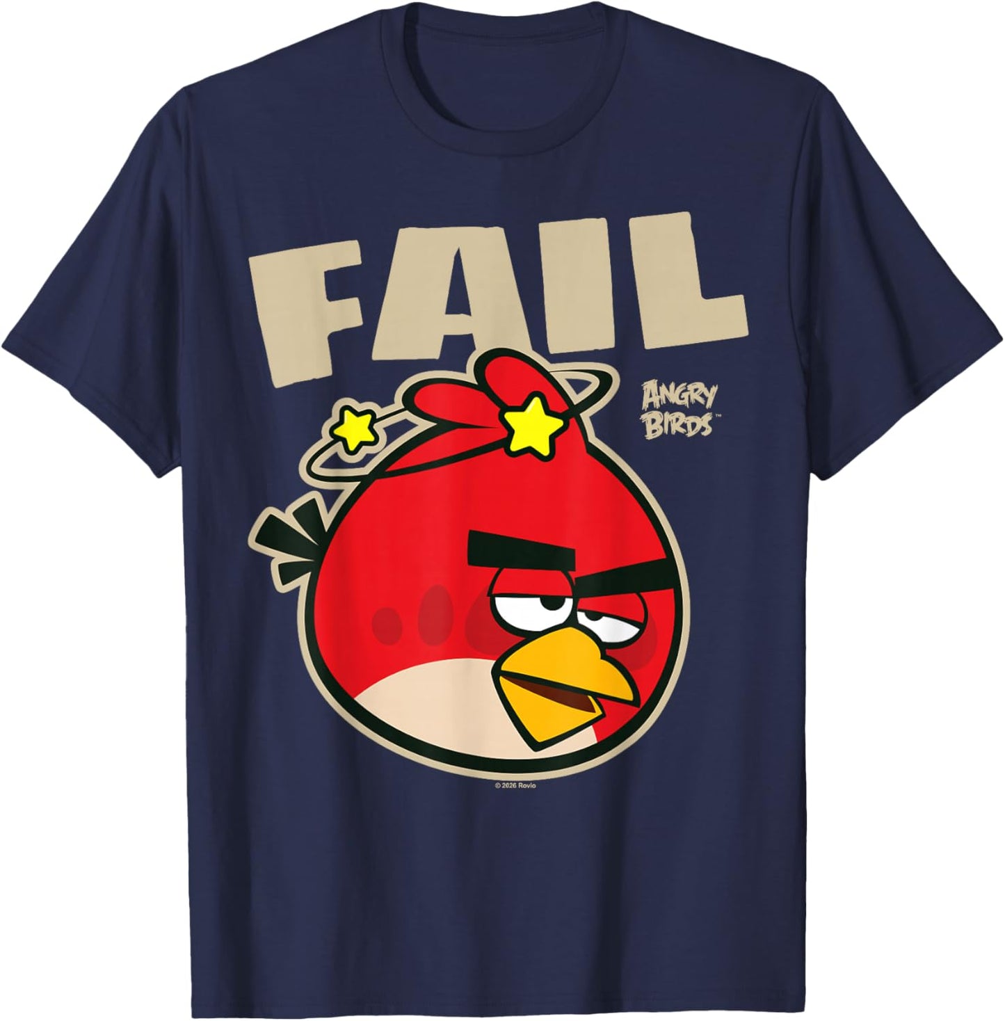 Angry Birds Red Fail T-Shirt - T-Shirt | Navy