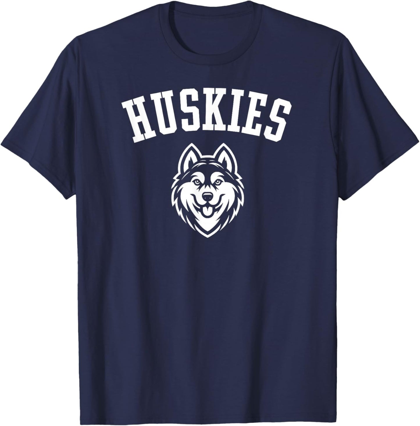 Huskies Mascot for Youth Teams Players and Fans T-Shirt - T-Shirt | Navy