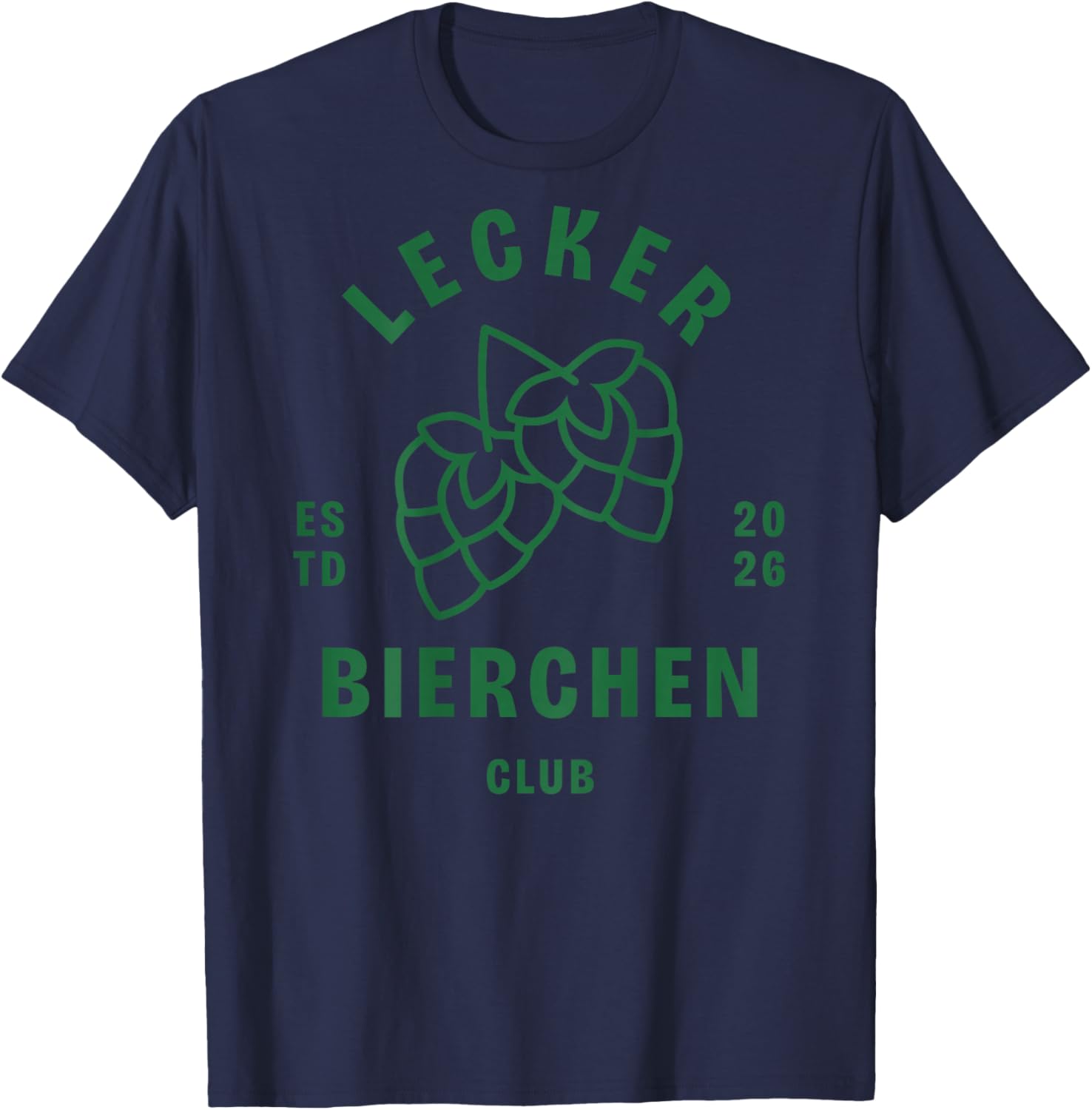Lecker Bierchen Club Drinking Club Bier Malle T-Shirt - T-Shirt | Navy