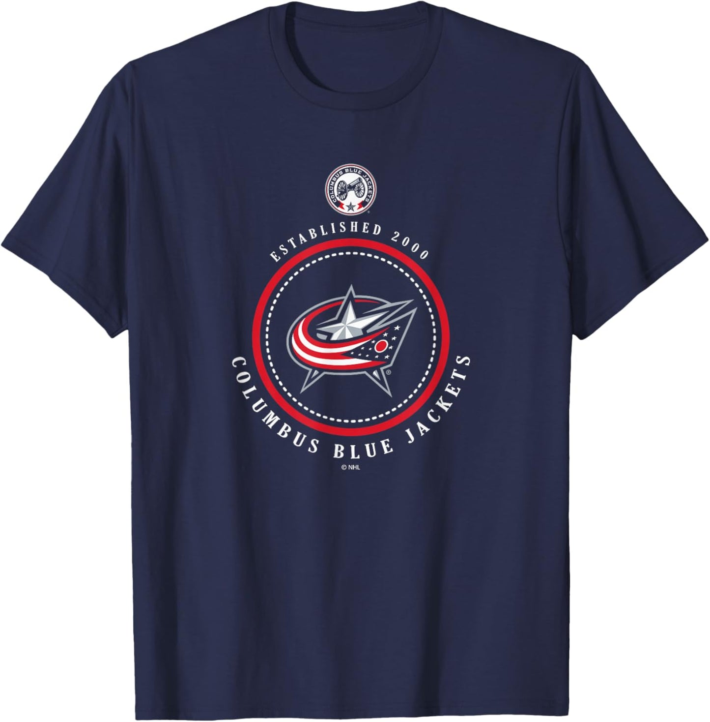 Columbus Blue Jackets Est 2000 Navy Officially Licensed T-Shirt - T-Shirt | Navy