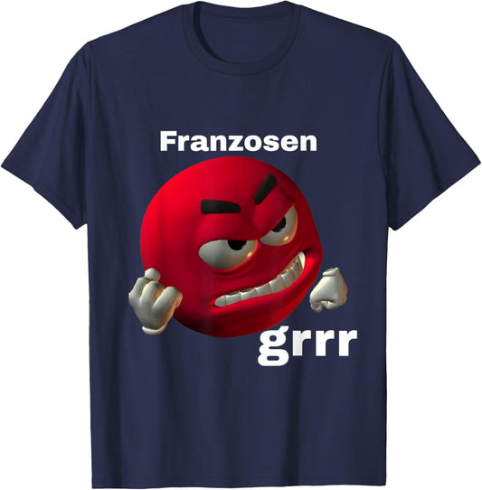 Franzosen Meme T-Shirt - T-Shirt | Navy