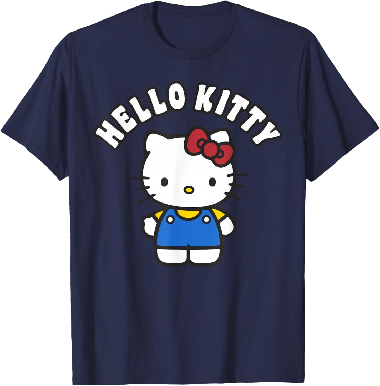 Hello Kitty Cute Full Body Shot T-Shirt - T-Shirt | Navy