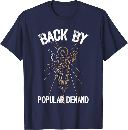 Funny Jesus Christ Easter Resurrection Christian Adults Kids T-Shirt - T-Shirt | Navy