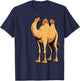Camel Shirt Adult Kids Men Women Brown Camel Costume T-Shirt - T-Shirt | Navy
