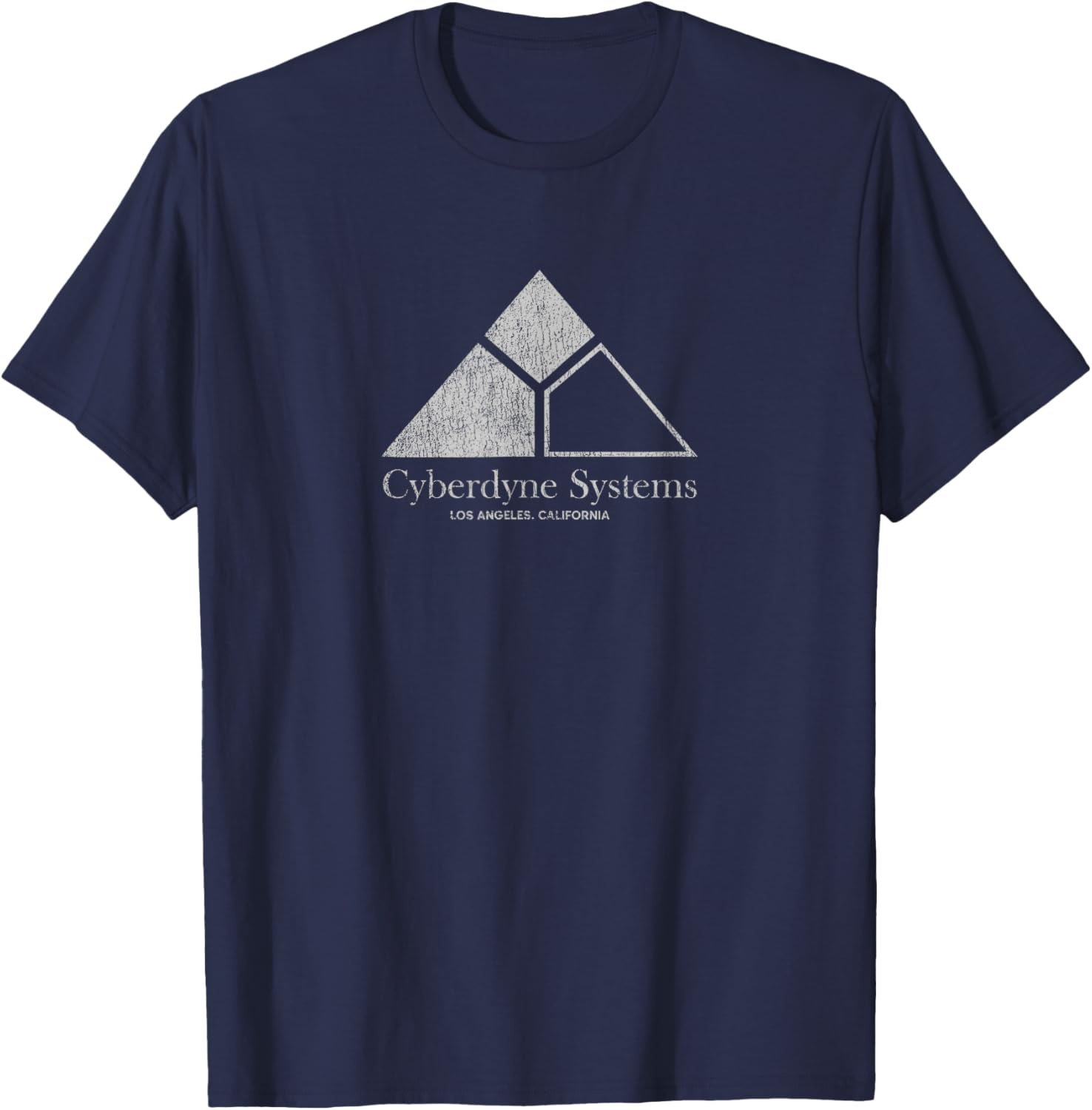 Cyberdyne Systems Los Angeles- Pre-Distressed T-Shirt - T-Shirt | Navy