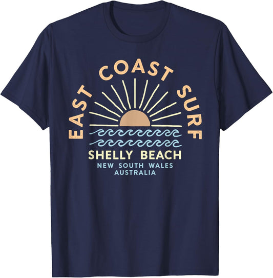 Shelly Beach Australia Souvenir T-Shirt - T-Shirt | Navy