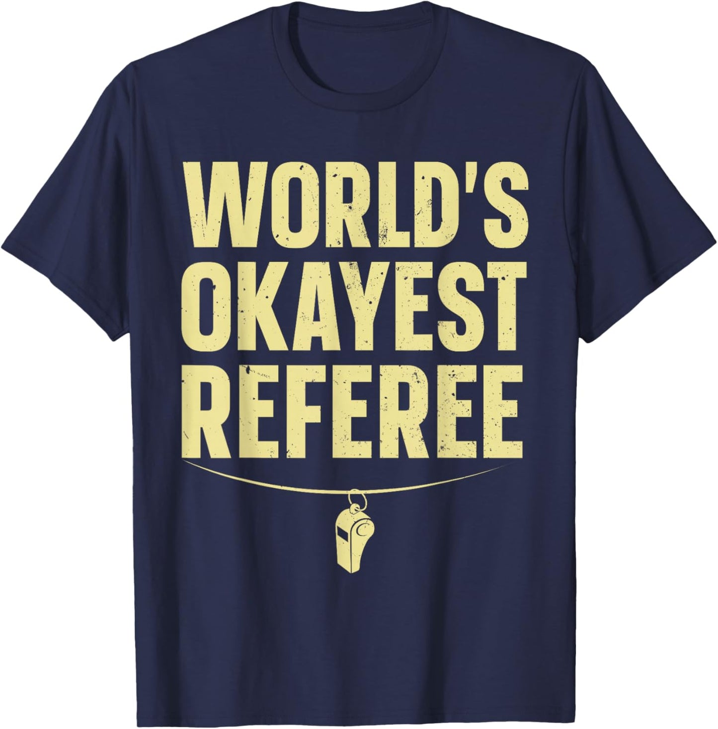 Funny Referee Art Women Sports Ref Stuff Gag Referee T-Shirt - T-Shirt | Navy