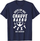 Bald Bearded and Sexy Man - Humour Man Baldness T-Shirt - T-Shirt | Navy