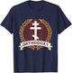 Orthodox Cross Eastern Orthodox Symbol T-Shirt - T-Shirt | Navy