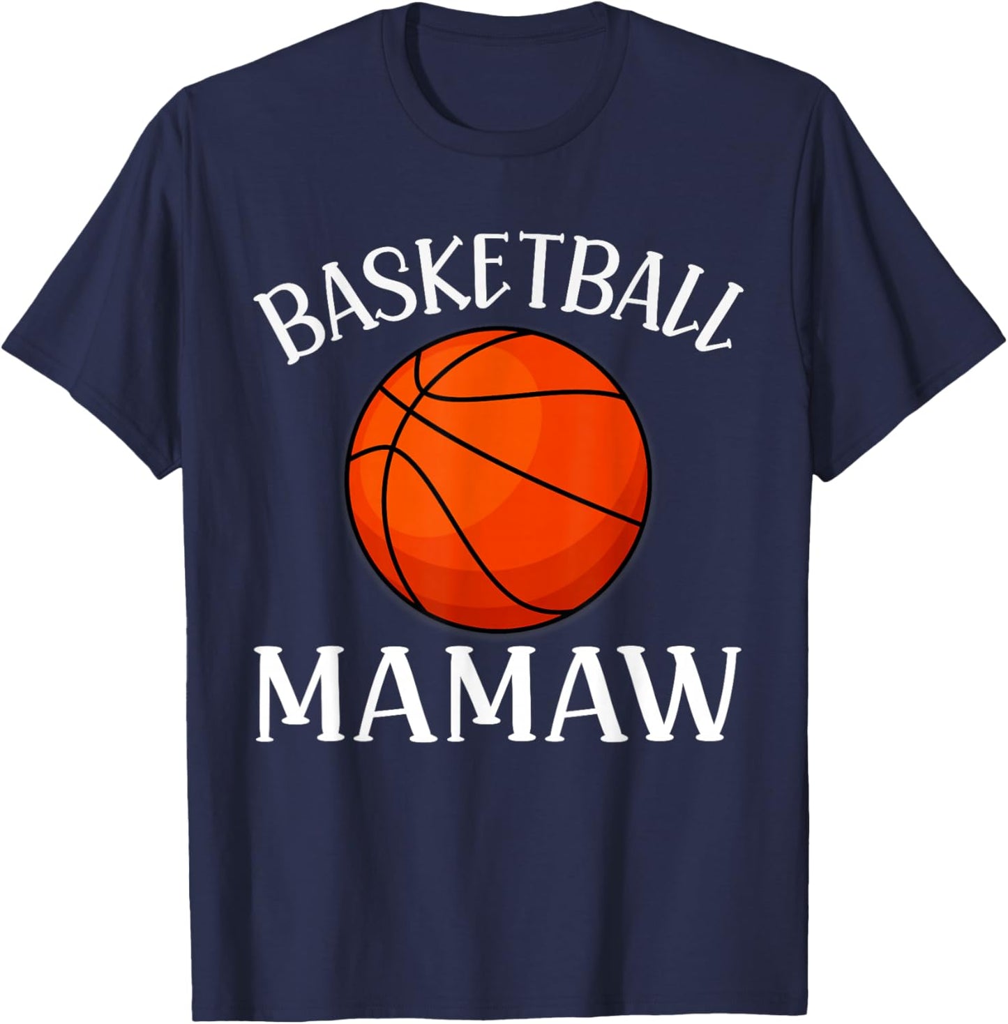 Basketball Mamaw Basketball Player T-Shirt - T-Shirt | Navy