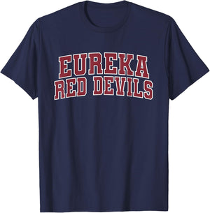 Eureka College Red Devils Apparel Sports Fan T-Shirt - T-Shirt | Navy