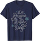 Let Heaven And Nature Sing Christmas T-Shirt - T-Shirt | Navy