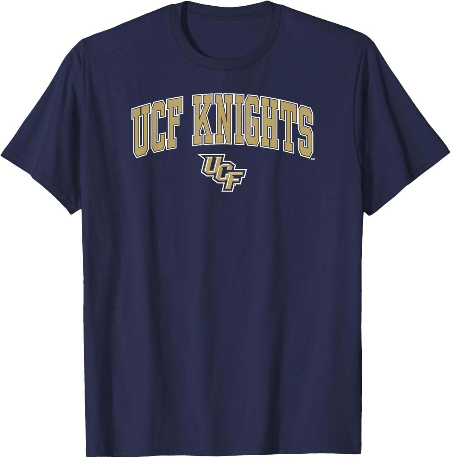 Central Florida Golden Knights Arch Over Black T-Shirt - T-Shirt | Navy