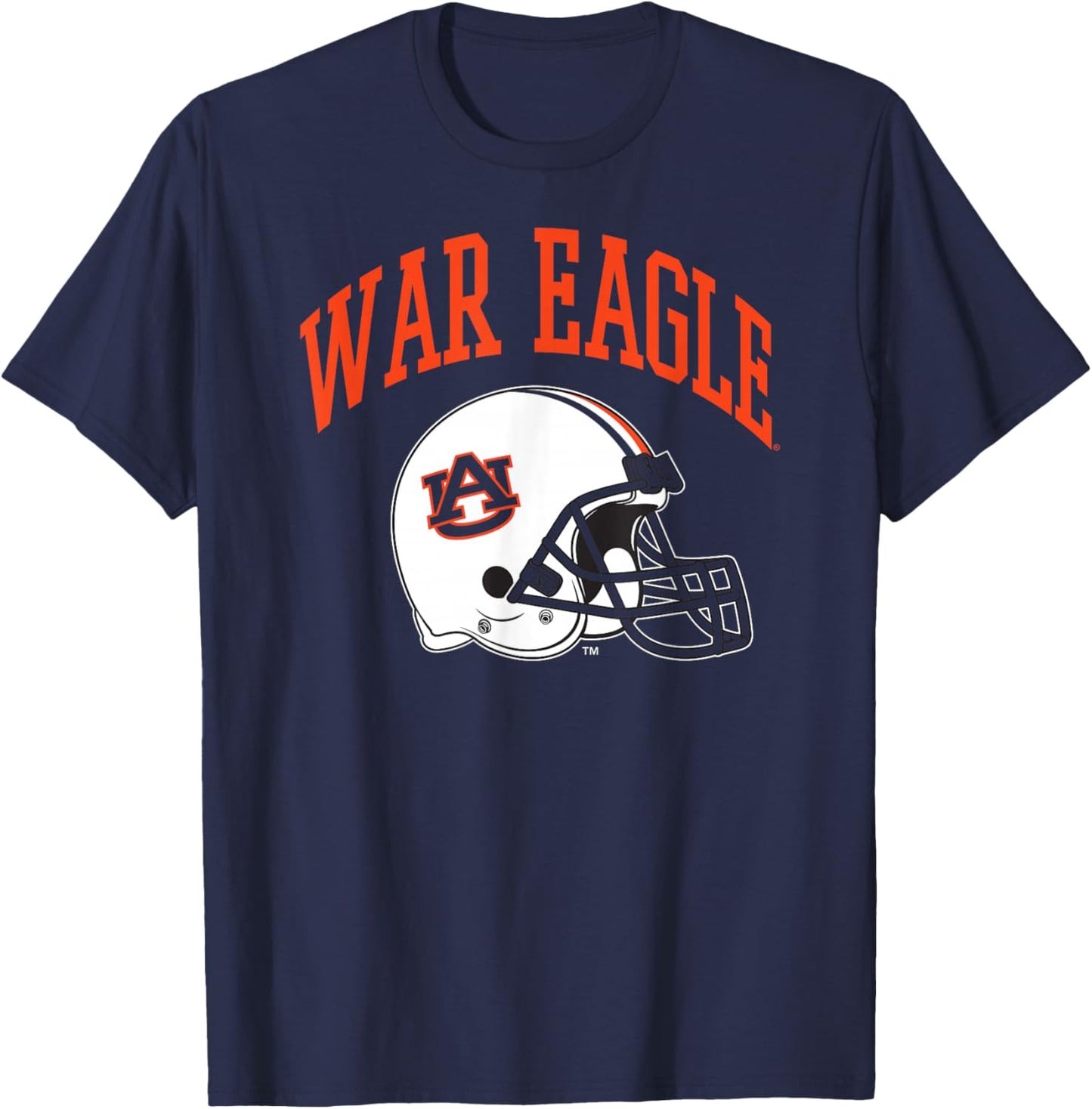 Auburn Tigers Football Helmet War Eagle Navy T-Shirt - T-Shirt | Navy