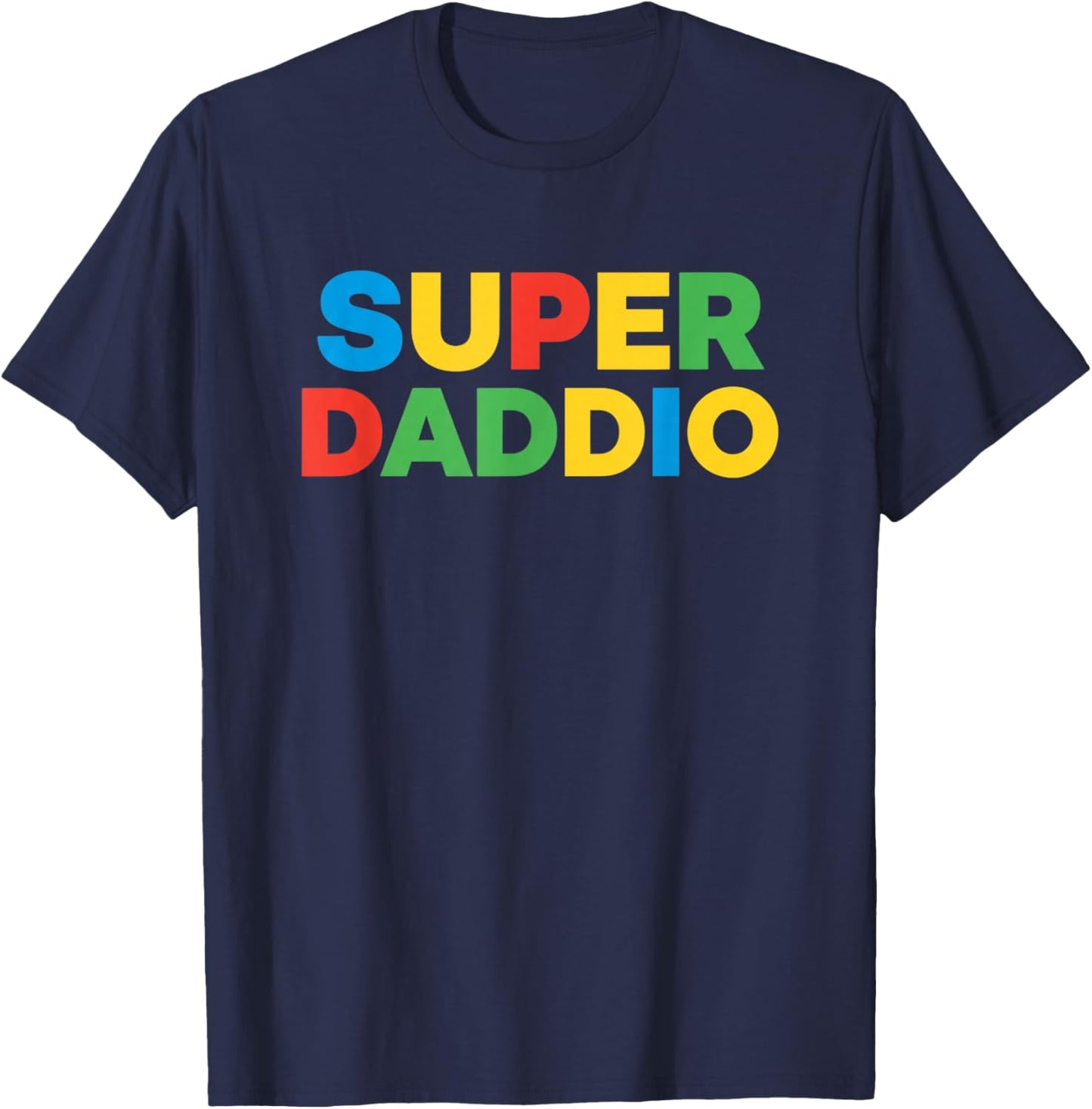 US States Super Daddio Retro Dad Style T-Shirt - T-Shirt | Navy