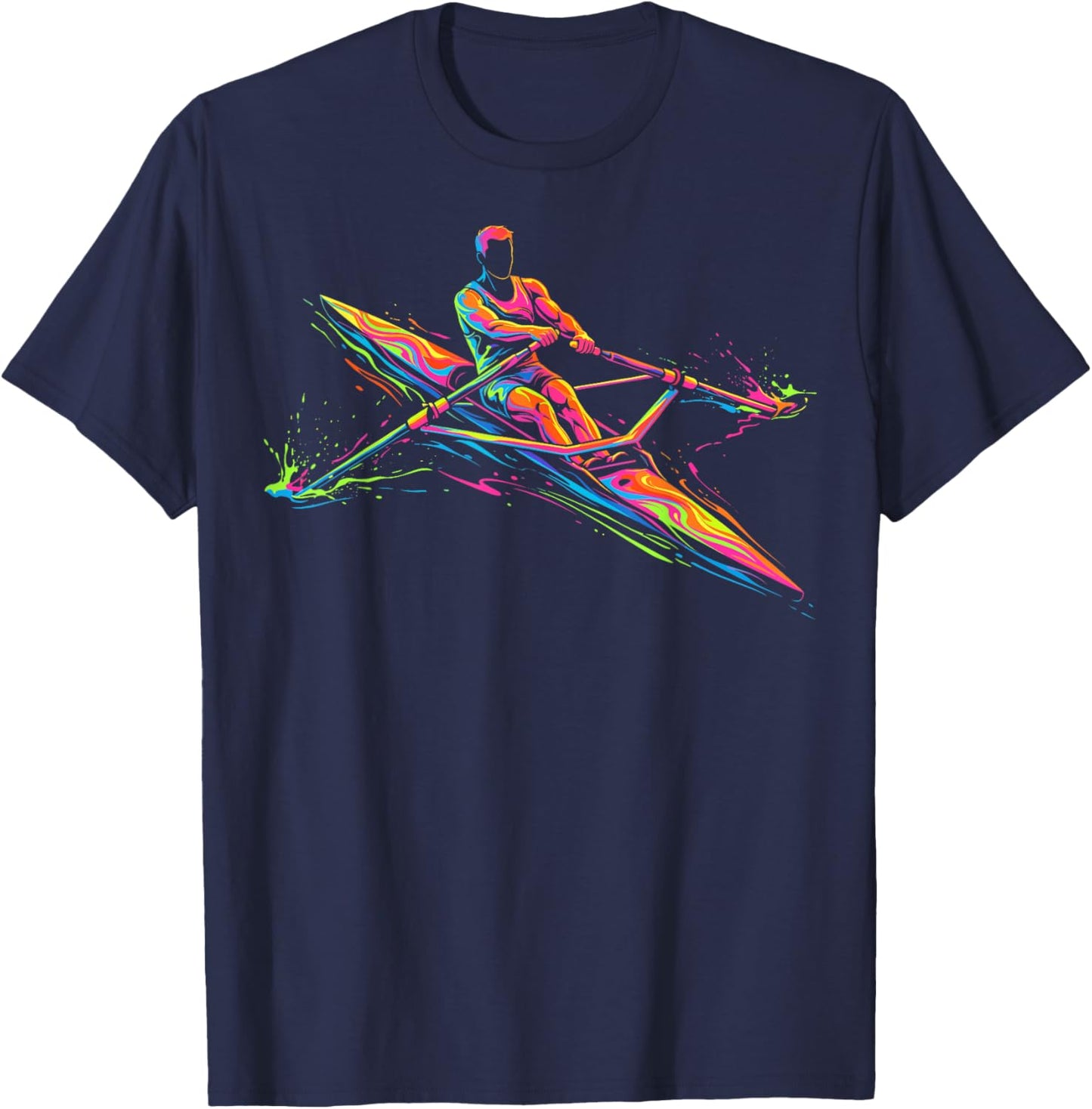 Rowing Player Children and Boys T-Shirt - T-Shirt | Navy