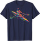 Rowing Player Children and Boys T-Shirt - T-Shirt | Navy