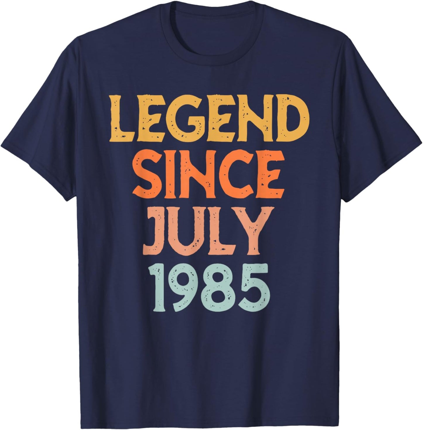 Vintage 1985 pour Hommes Femmes 41 Ans Juillet 41e Anniversaire T-Shirt - T-Shirt | Navy
