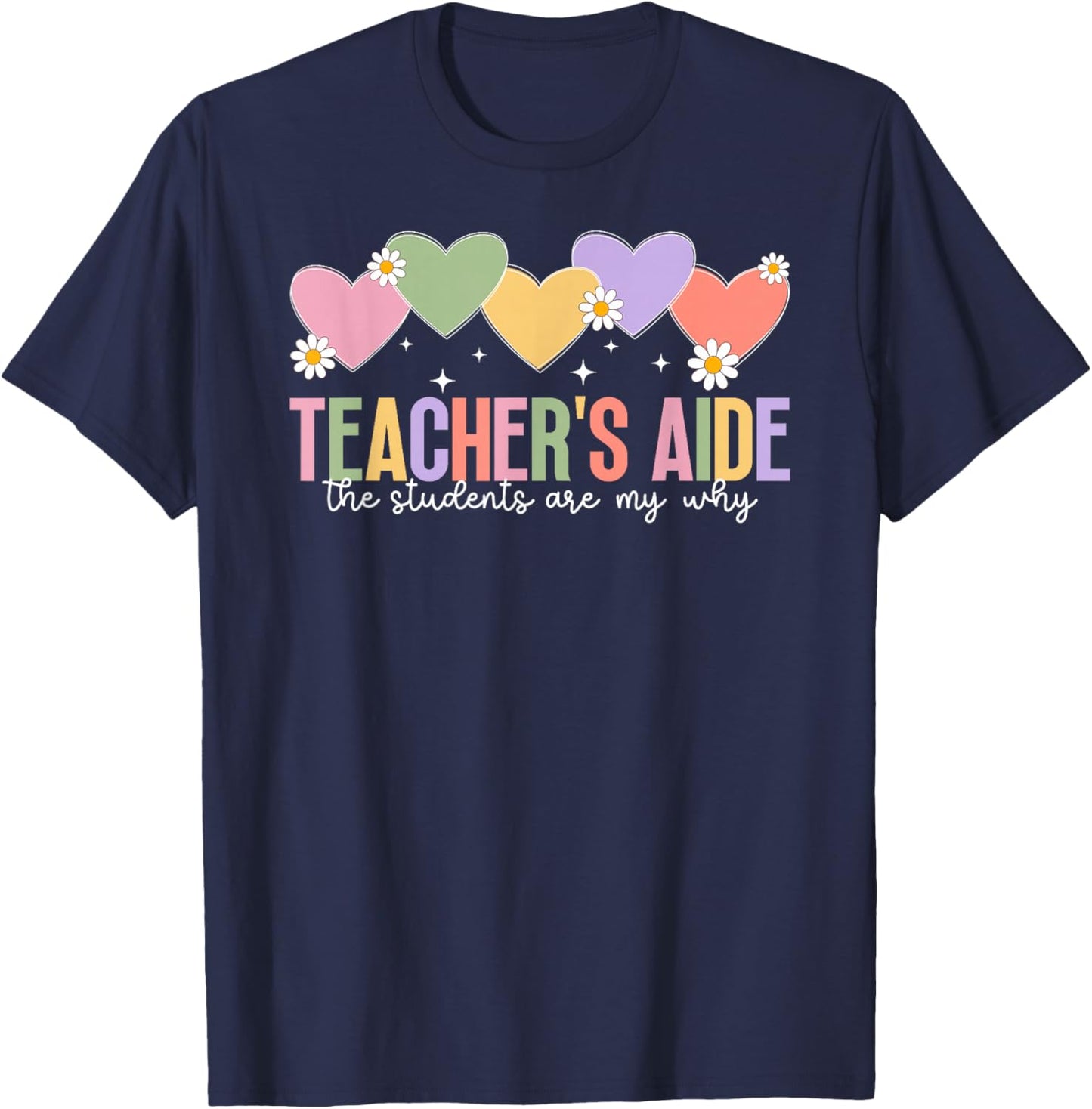 Teacher's Aide Appreciation Best Teacher Aide T-Shirt - T-Shirt | Navy