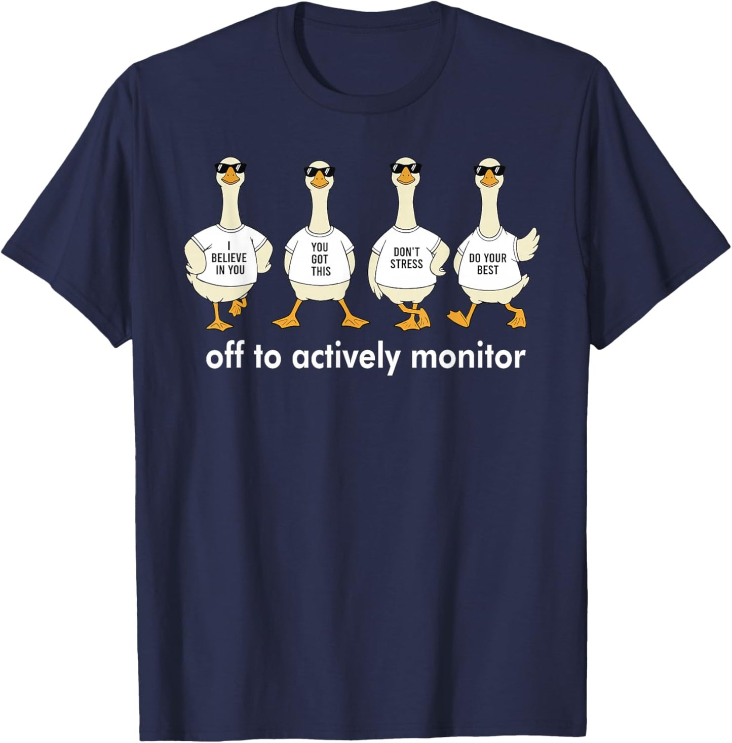 Testing Goose T-Shirt - T-Shirt | Navy