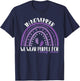 We Wear Purple Rainbow For Preemie Prematurity Awareness T-Shirt - T-Shirt | Navy