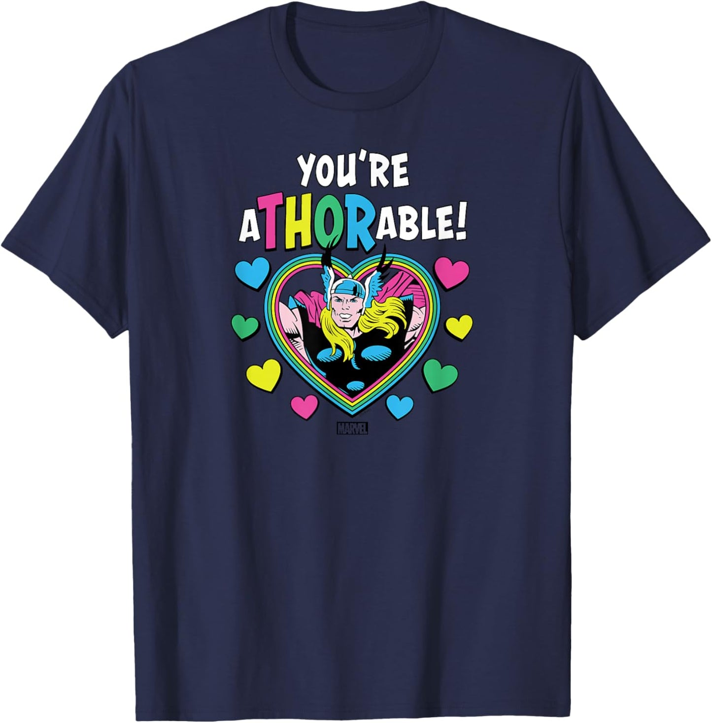 Thor - You're A'Thor'able Valentine's Day T-Shirt - T-Shirt | Navy